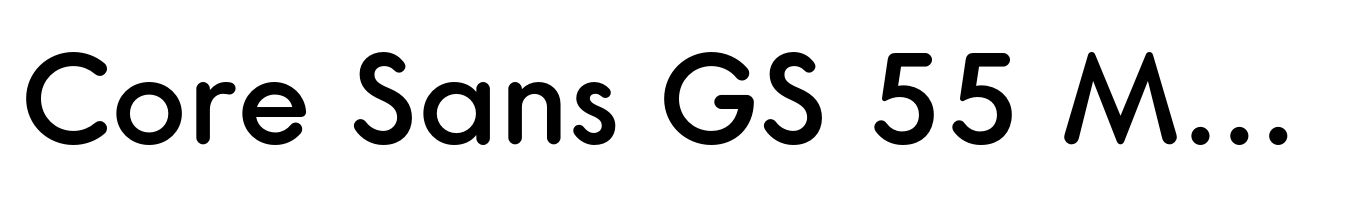 Core Sans GS 55 Medium